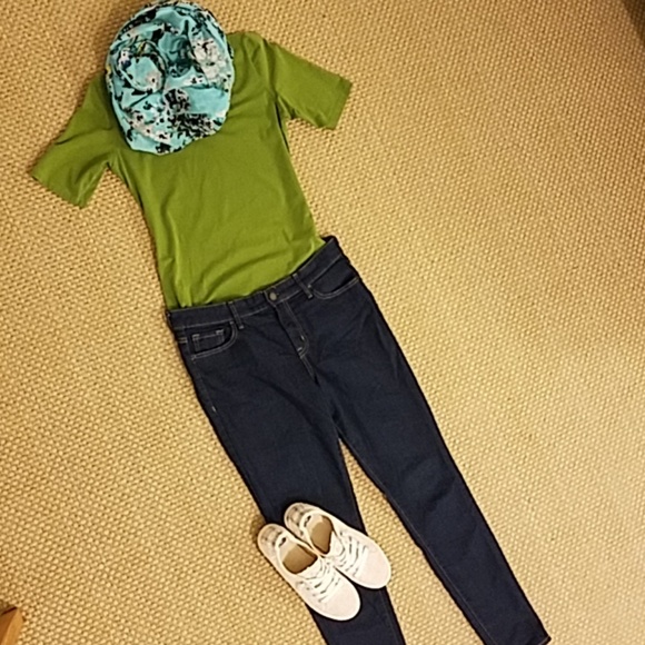 Super-skinny Midrise Dark rinse jeans - Picture 2 of 6